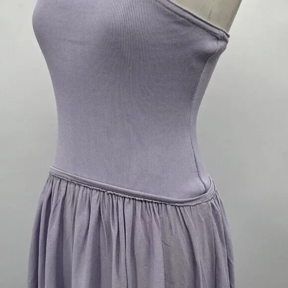 NEW SOLID AND STRIPES The Sasha Dress Size Small in Lilac Strapless