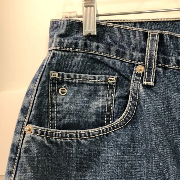 NEW ÉTICA Cassel Ultra High Barrel Women's 29 dark denim Anthropologie NWT jeans