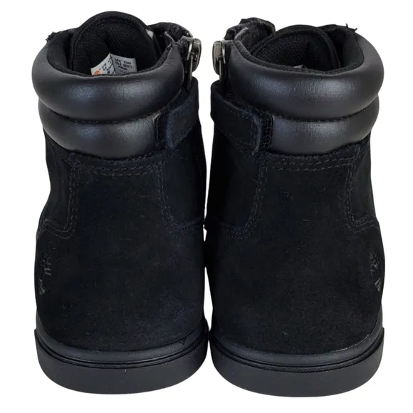 New Timberland bayham 6 in youth black high top sneakers lace up boots boys