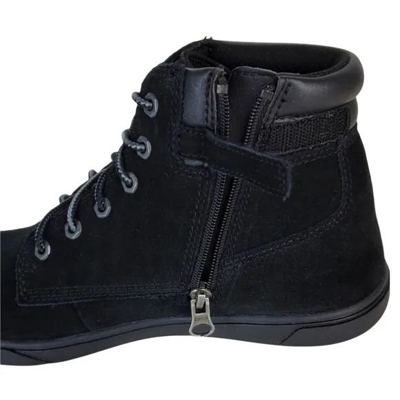 New Timberland bayham 6 in youth black high top sneakers lace up boots boys
