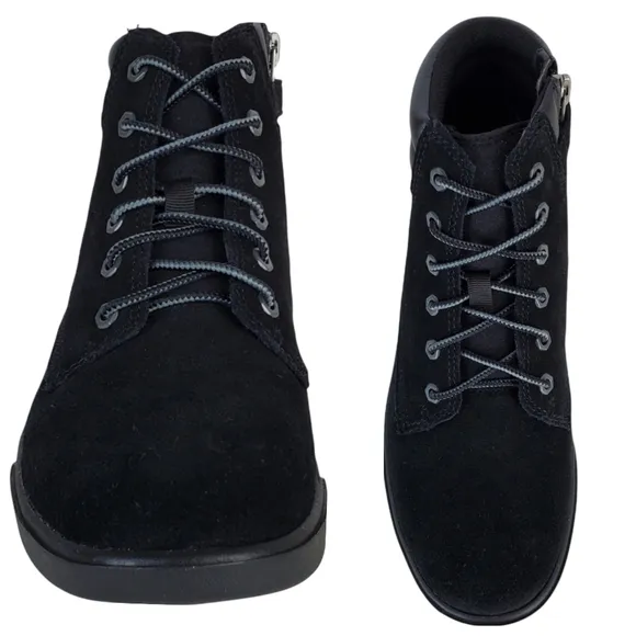 New Timberland bayham 6 in youth black high top sneakers lace up boots boys
