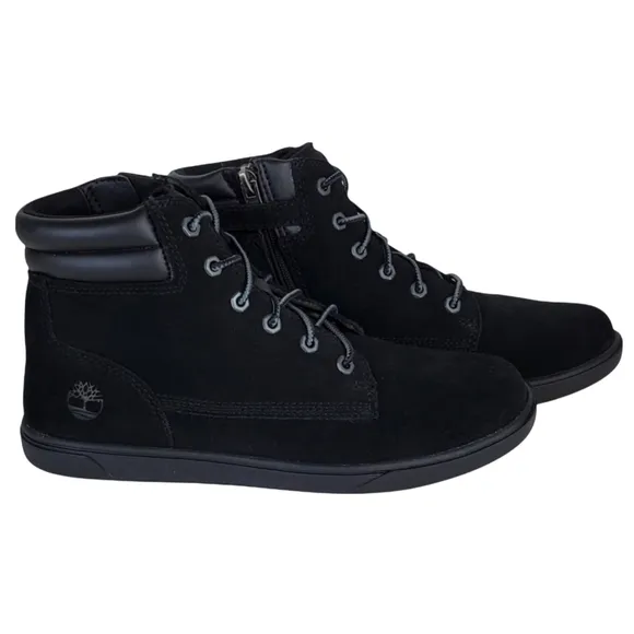 New Timberland bayham 6 in youth black high top sneakers lace up boots boys