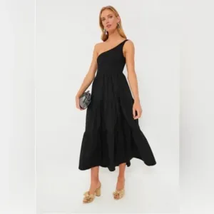 NEW Tuckernuck O.P.T Black Milada Midi Dress