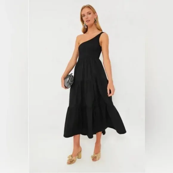 NEW Tuckernuck O.P.T Black Milada Midi Dress