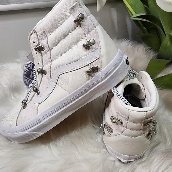 New Vans SK8 High Echo DX Utility Kit White Sneakers Size Men's 6.5 Women's8