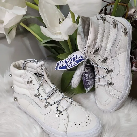 New Vans SK8 High Echo DX Utility Kit White Sneakers Size Men's 6.5 Women's8