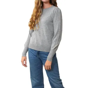 NEW VERONICA BEARD nelia cashmere sweater in heather grey
