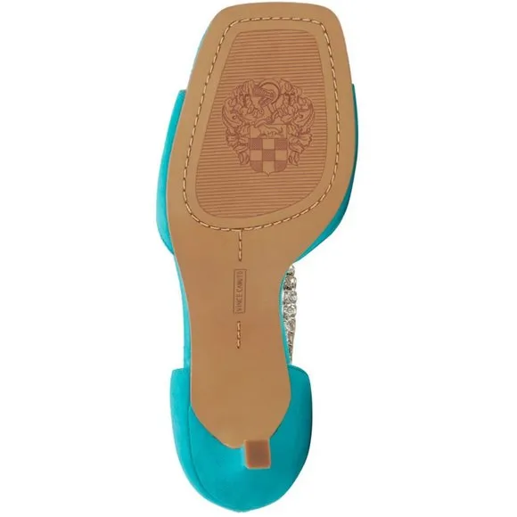 NEW Vince Camuto Sizes 8.5, 10 Women's Evensa Chain Strap Sandal - Evening Jade