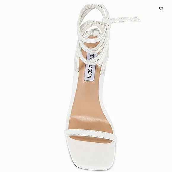 New w/Box Steve Madden Lafayette Faux Leather Lace-Up Leg Heeled Sandal Size 7.5