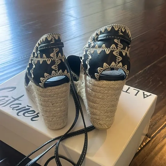 New with tags in box.  Altazurra x Castaner iria altz wedge espadrilles