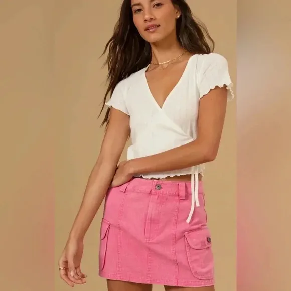 NEW with tags (NWT) Altar’d State Marissa Twill Cargo Skirt