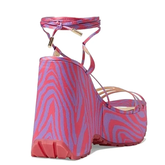 New w/o Box Jessica Simpson Damazy Platform Strappy Wedge Dress Sandals Size 8.5