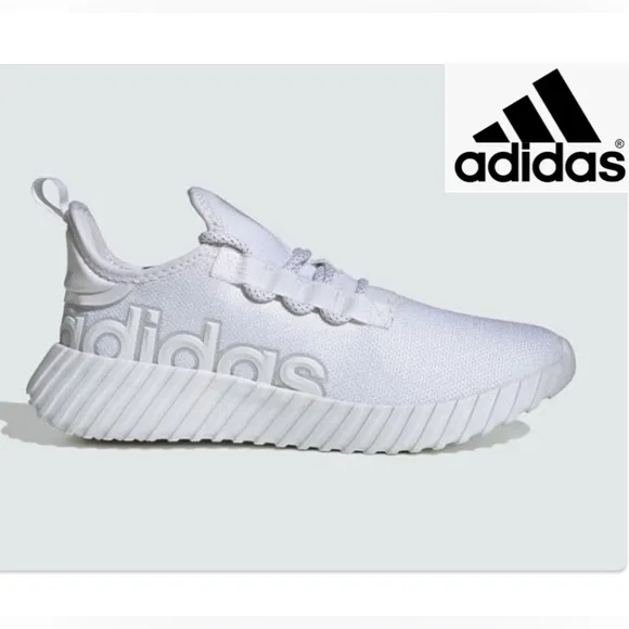 NIB [Adidas] Kaptir 3.0 Cloud White Knit Athletic Sneakers Mens 9.0/Womens 10.5