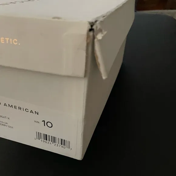 NIB Good American Terry Ankle Wrap Sandals Black Size 10