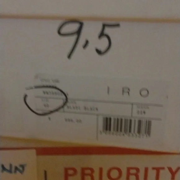 NIB IRO Paris Hosta leather stunning sexy slouchy ankle luxury stiletto boots