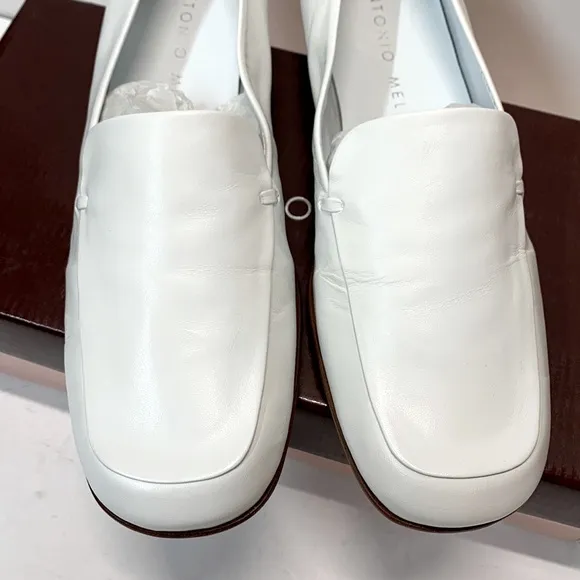 NIB White Loafers by Antonio Melani
