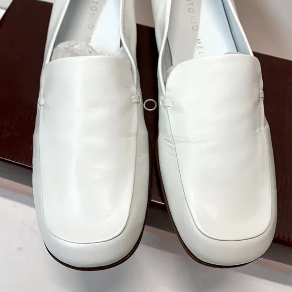 NIB White Loafers by Antonio Melani