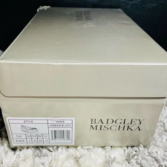 NIB Badgley Mischka Kids Amber Bling Flats