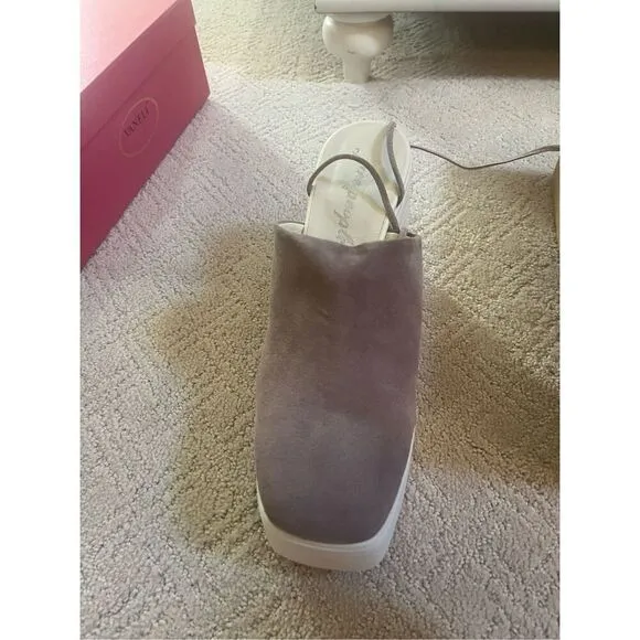 NIB Free People Zoe Closed Toe Wrap Platforms