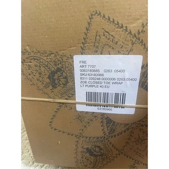 NIB Free People Zoe Closed Toe Wrap Platforms
