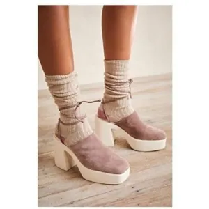 NIB Free People Zoe Closed Toe Wrap Platforms