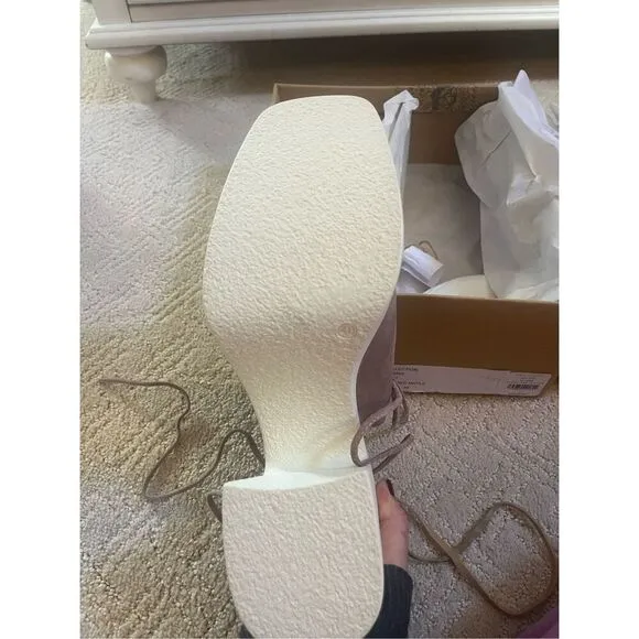 NIB Free People Zoe Closed Toe Wrap Platforms