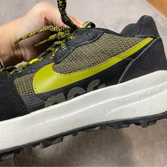 Nike ACG Lowcate Cargo Khaki MossTrail Running Sneaker Men’s 6.5 Women 8