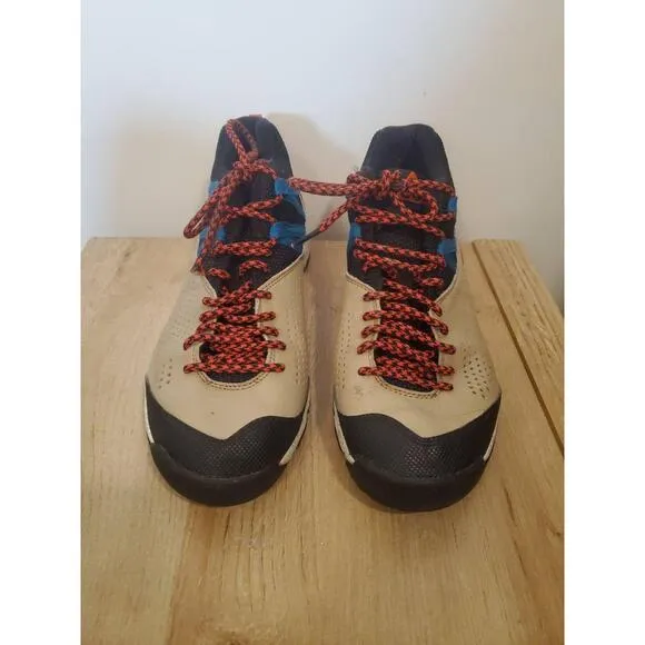 Nike ACG Okwahn II Beige Red Laces Perforated High-Top Sneakers Size 8 Mens
