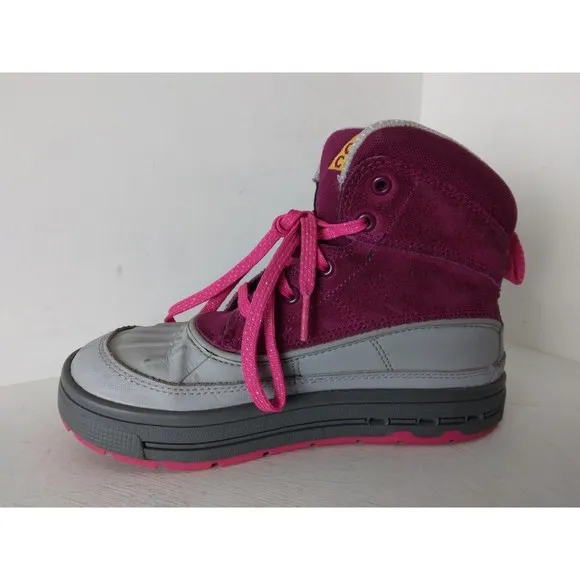 Nike ACG Woodside II 2 High Boots Size 1 Raspberry Red 524877-601