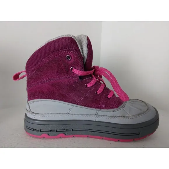 Nike ACG Woodside II 2 High Boots Size 1 Raspberry Red 524877-601