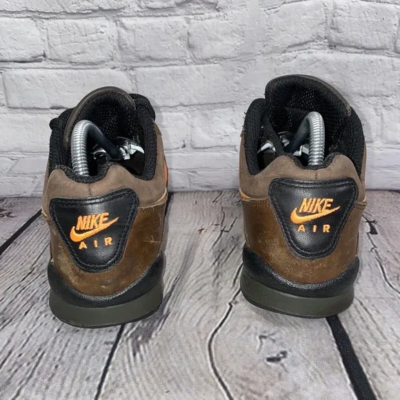 Nike Air ACG Wildwood Brown Orange 8 Utility Outdoor Hiking Sneakers 377757-281