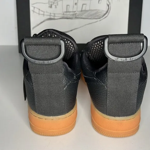 Nike Air Force 1  Utility Men’s Black Sneakers Size US 8