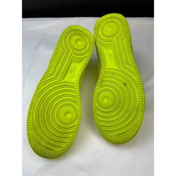 Nike Air Force1 LV8 Utility Boy's Neon Sneakers/Shoes 7Y SKU 5332