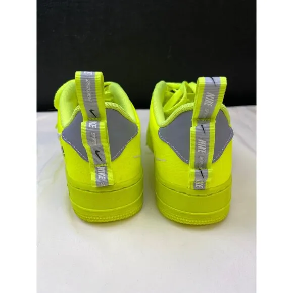 Nike Air Force1 LV8 Utility Boy's Neon Sneakers/Shoes 7Y SKU 5332
