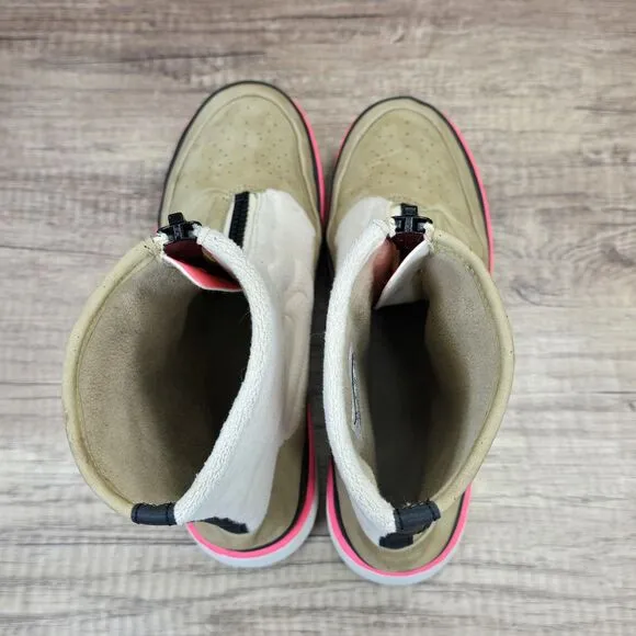 Nike Air Jordan 1 Jester XX Utility Pack Women's Sz 8.5 Beige Cream Boot Sneaker