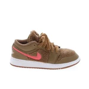Nike Air Jordan 1 Low Utility GS Teddy Bear ADORABLE Shoes RARE Sneakers