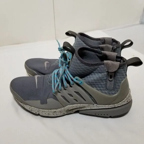 Nike Air Presto Mid Utility Mens Size 9 Gray  Athletic Shoes Sneakers 859524-007
