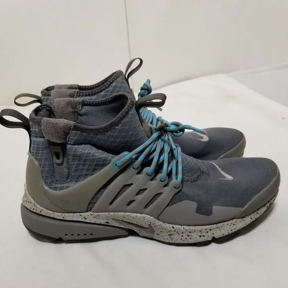 Nike Air Presto Mid Utility Mens Size 9 Gray  Athletic Shoes Sneakers 859524-007