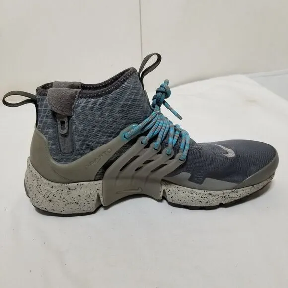 Nike Air Presto Mid Utility Mens Size 9 Gray  Athletic Shoes Sneakers 859524-007