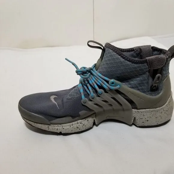 Nike Air Presto Mid Utility Mens Size 9 Gray  Athletic Shoes Sneakers 859524-007