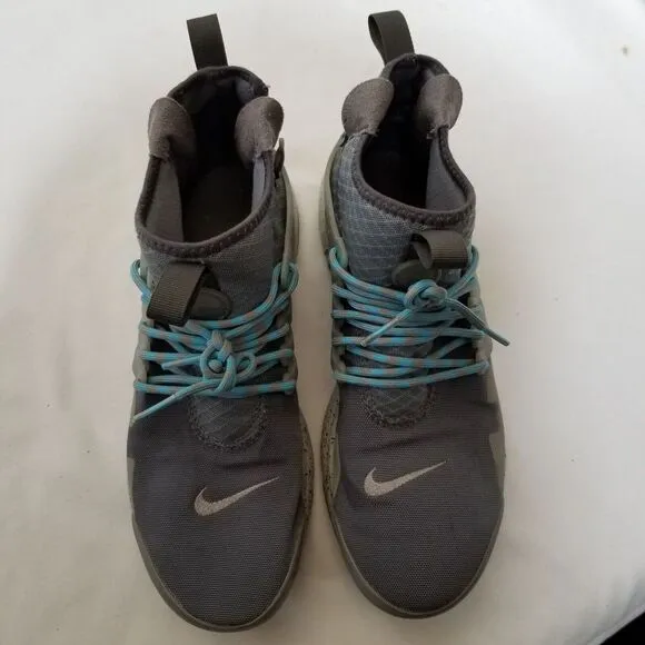 Nike Air Presto Mid Utility Mens Size 9 Gray  Athletic Shoes Sneakers 859524-007