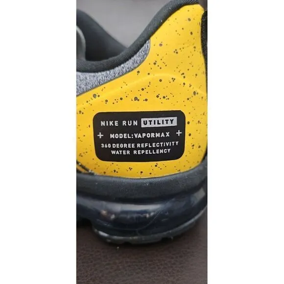 Nike Air Vapormax Run Utility Grey Amarillo 2018 Men's Size 9