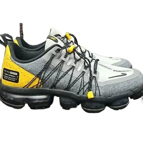 Nike Air Vapormax Run Utility Grey Amarillo 2018 Men's Size 9