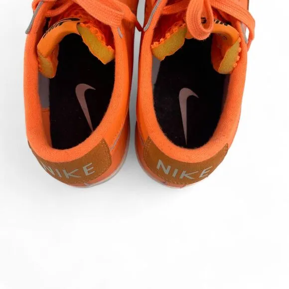 Nike Blazer Low '77 Vintage By You DO7395 001 Men 9 Neon Orange Court Shoes NWOB