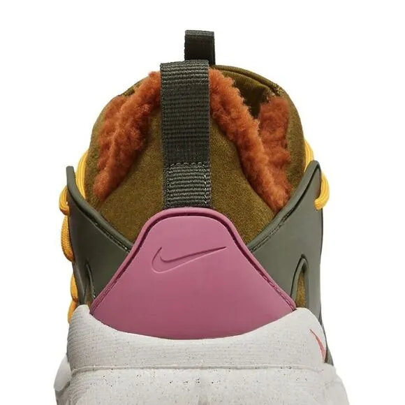 Nike Free Crater Trail Boot N7 Shoes Olive Flax Habanero DX5946 300 Mens 10.5