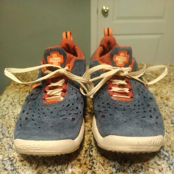 Nike Free Run Trail Men's Thunder Blue Running Shoes Sneakers CW5814-400 Sz 8.5