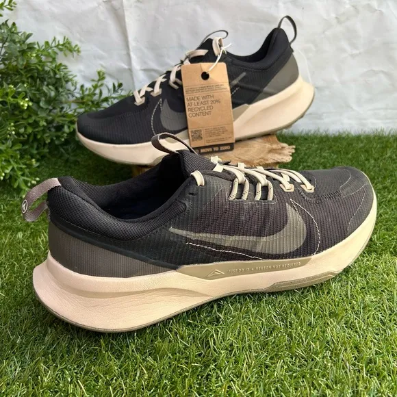 Nike Juniper Trail 2 Next Nature&quot;Black/Khaki/Sanddrift/Ironstone&quot;Men size 10.5
