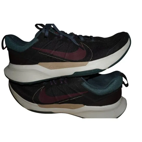 Nike Juniper Trail 2 Running Sneaker Men SZ 12 Black Deep Jungle DM0822 006