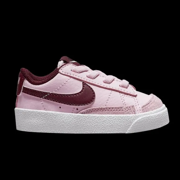 Nike Kids Blazer Low '77 TD 'Pink Foam Dark Beetroot' Sneakers
