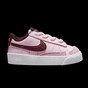 Nike Kids Blazer Low '77 TD 'Pink Foam Dark Beetroot' Sneakers